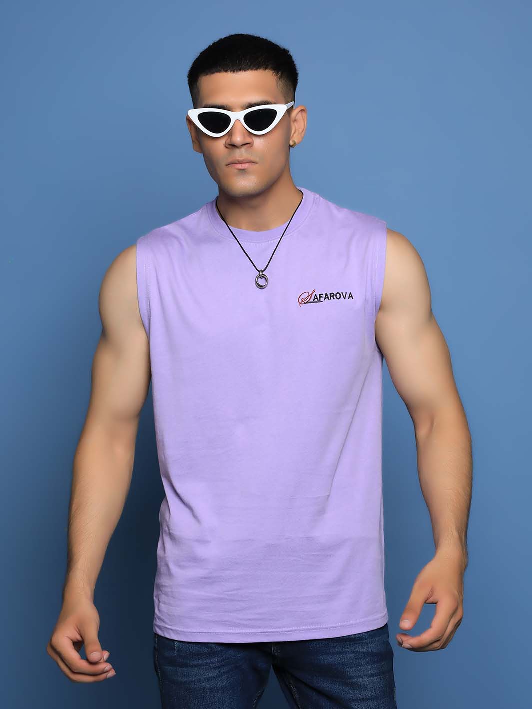 Light Purple Men's Tank