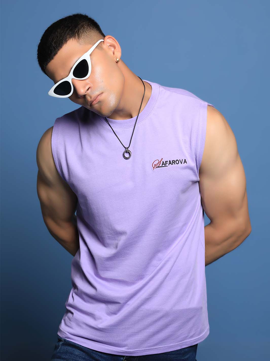 Light Purple Men's Tank