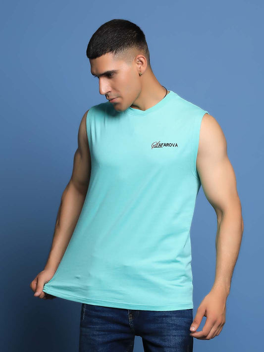 Sea Green Men's Tank