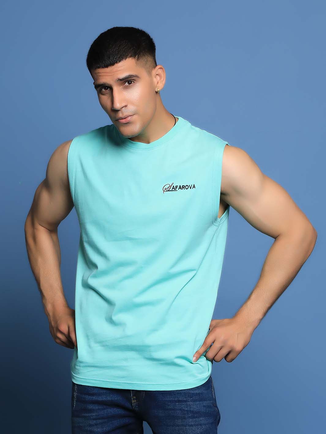 Sea Green Men's Tank