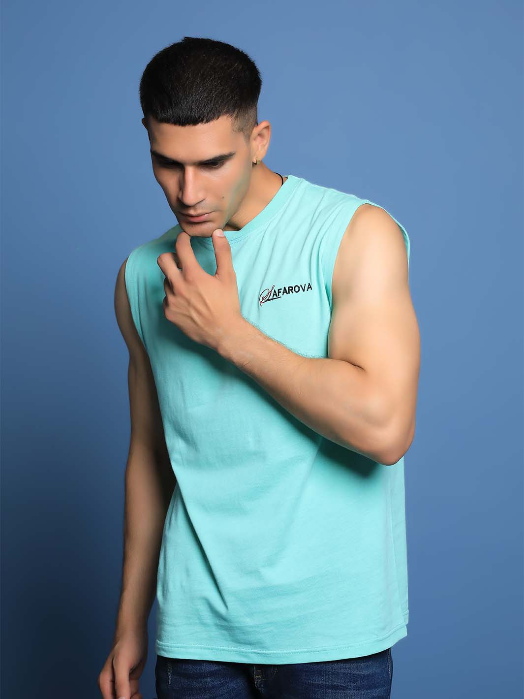 Sea Green Men's Tank