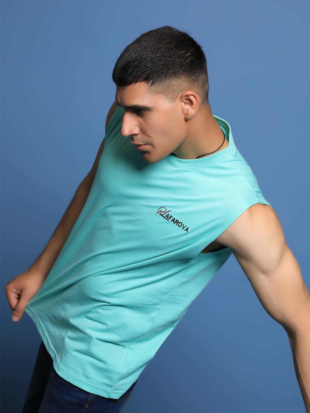 Sea Green Men's Tank