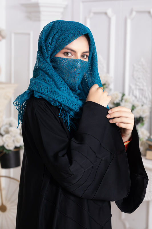 Black Muslim Women Flare Abaya