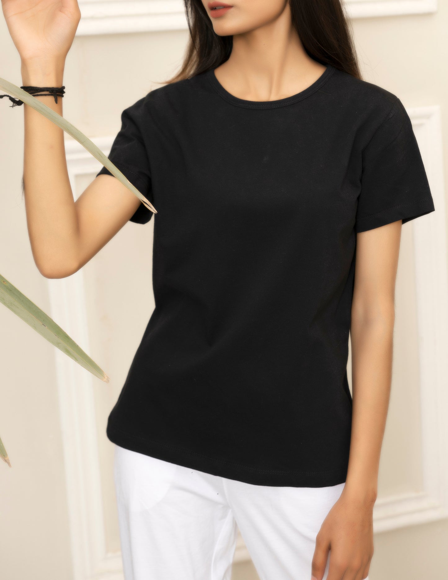 Black Crew Neck T-Shirt