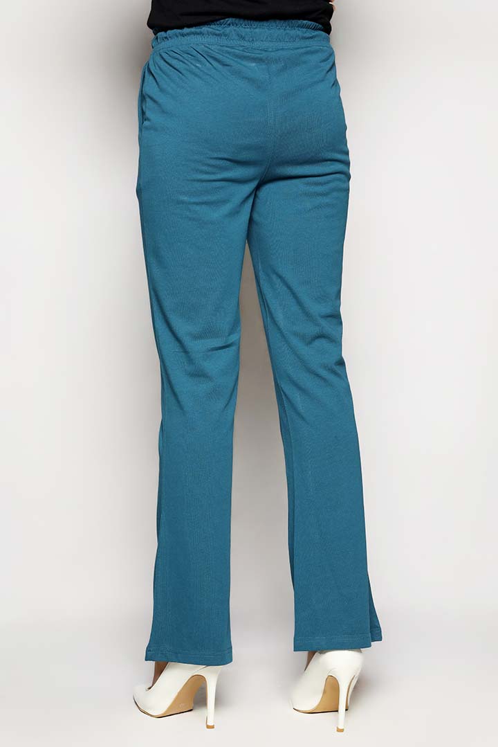 Zinc Dyed Knit Boot Cut Trouser