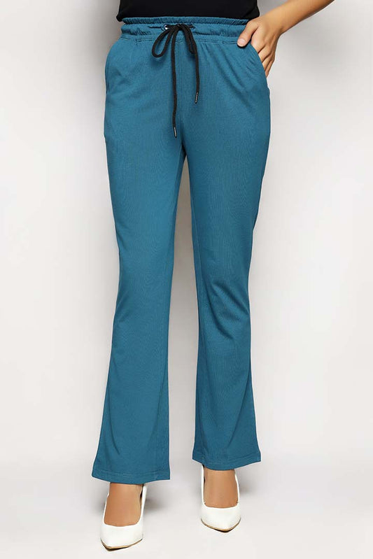 Zinc Dyed Knit Boot Cut Trouser