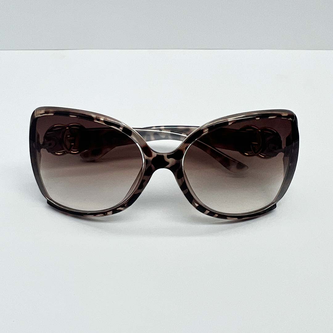 Light Broun large frame sunglasses