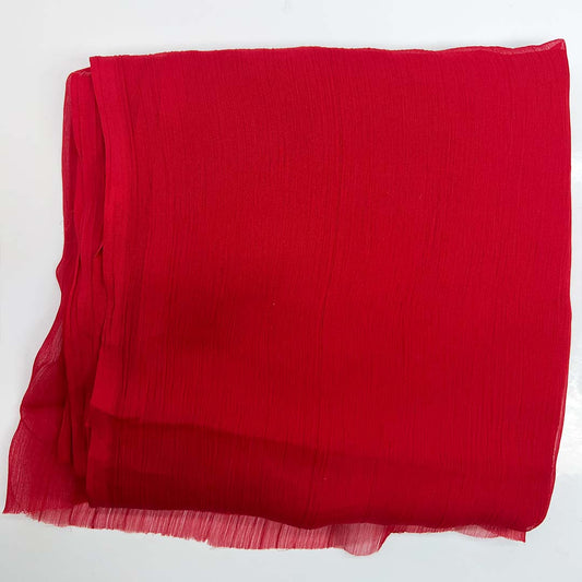 Red Dyed Chiffon Dupatta