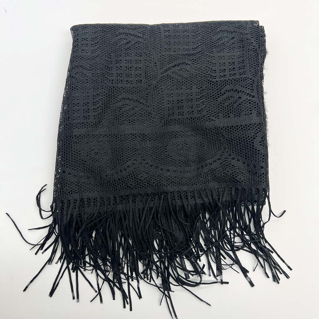 Black Classic fashion net Scarf