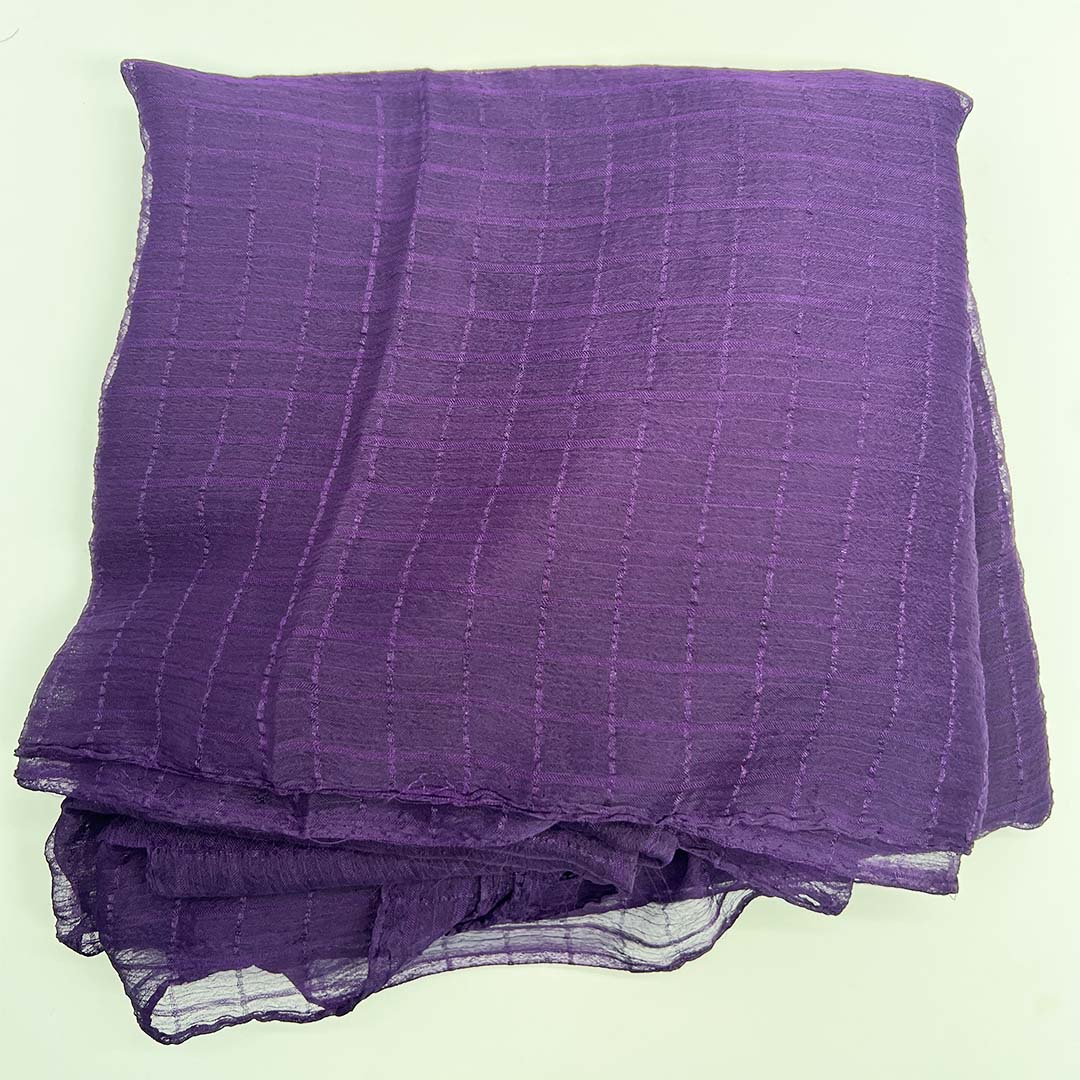 Purpel Crepe  Dupatta