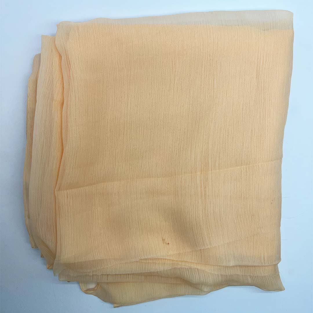 Peach Dyed Chiffon Dupatta