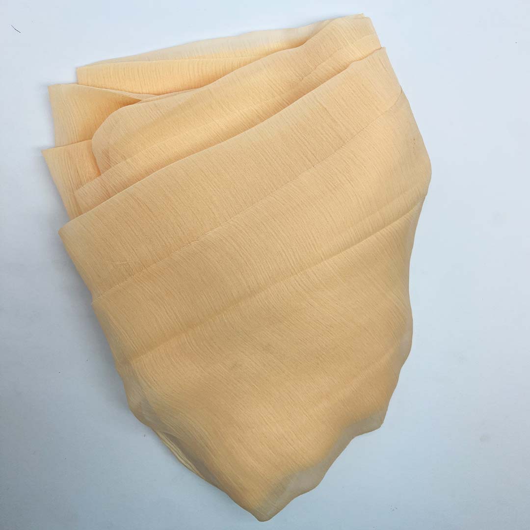 Peach Dyed Chiffon Dupatta