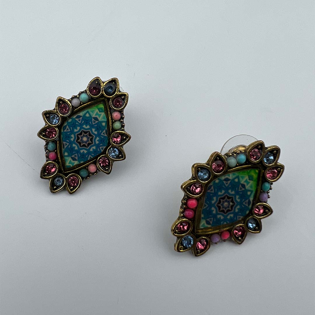 Antique Design Multicolor Earrings