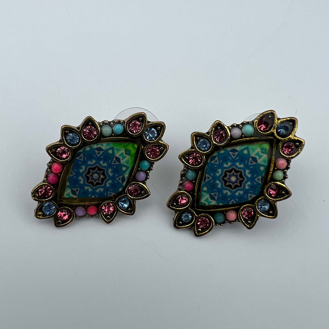 Antique Design Multicolor Earrings