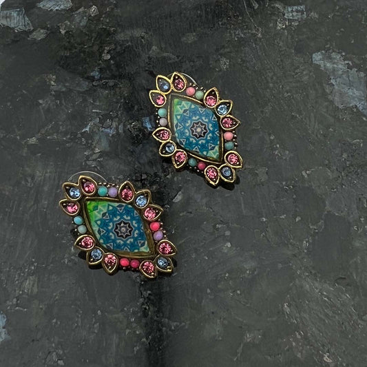 Antique Design Multicolor Earrings